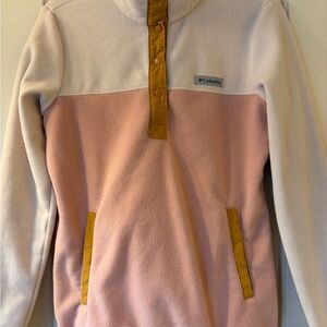 Columbia Soft Pink Fleece Jacket